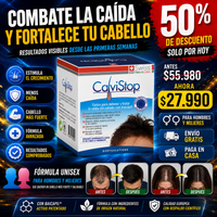 CalviStop™ – Estimula el crecimiento | Menos caída | Cabello más fuerte.