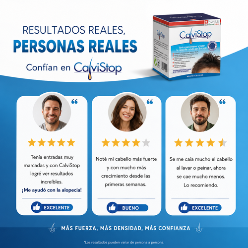 CalviStop™ – Estimula el crecimiento | Menos caída | Cabello más fuerte.