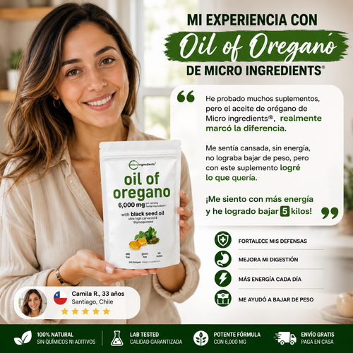 Oil Of Oregano™ – Anti-inflamatorio | Anti-cándida | Escudo Inmune Natural