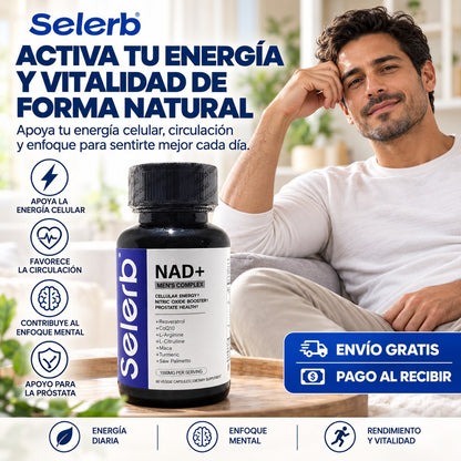 SELERB | NAD+ Men's Complex | Energía y Vitalidad